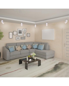 370595 OVER NT19 220 матовый белый Накладной светильник IP20 GU10 50W 220-240V ELITE-foto3