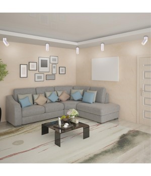 370595 OVER NT19 220 матовый белый Накладной светильник IP20 GU10 50W 220-240V ELITE-foto3