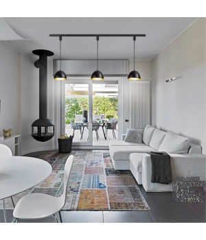 370562 PORT NT19 109 Черный Светильник трековый однофазный трехжильный IP20 Е27 60W 230V VETERUM-foto3