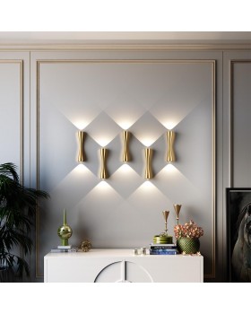 4292/10WL HIGHTECH ODL22 207 золотистый/металл Настенный светильник IP20 LED 10W 536Лм 3000K ANIKA-foto3