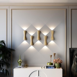 4292/10WL HIGHTECH ODL22 207 золотистый/металл Настенный светильник IP20 LED 10W 536Лм 3000K ANIKA-foto3