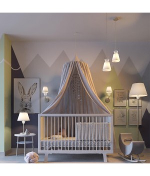 4433/1 NEOCLASSI LN20 113 никель, белый, стеклянный декор Подвес E14 1*40W 220V ABIGAIL-foto3