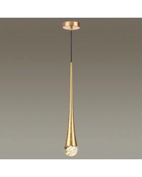 4278/1 L-VISION ODL21 157 прозрачн/золот фольг-ние Подвесной светильник IP20 GU10 LED max 6W GOTA-foto4