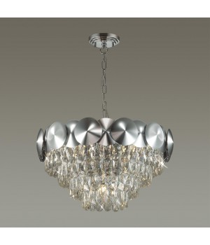 4972/5 HALL ODL22 375 хром/пластик/хрусталь Люстра E27 5*40W CATRIS-foto4