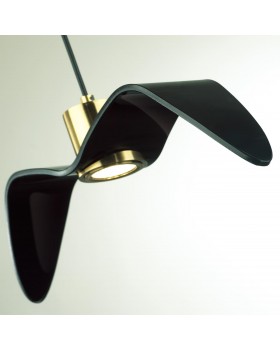 4900/1C PENDANT ODL22 289 чёрный/бронзовый/стекло Подвес GU10 1*5W BIRDS-foto7