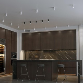 370845 OVER NT22 166 черный Светильник накладной IP20 GU10 9W 220V BRILL-foto3