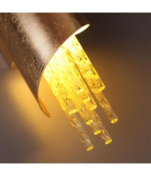 3901/5W L-VISION ODL20 215 золотистый/стекло/металл Настенный светильник LED 4000K 5W 220V MONICA-foto11