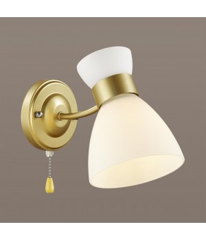 4535/1W COMFI LN21 203 матовое золото Бра E27 1*60W 220V WILMA-foto3