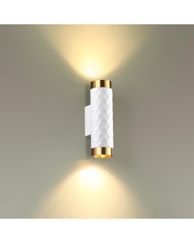 4286/2W HIGHTECH ODL22 263 белый/золотистый/металл Настенный светильник IP20 LED GU10 max 2*10W AD ASTRUM-foto4