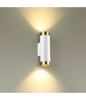 4286/2W HIGHTECH ODL22 263 белый/золотистый/металл Настенный светильник IP20 LED GU10 max 2*10W AD ASTRUM-foto4