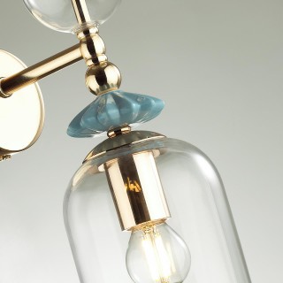 4855/1WA CLASSIC ODL_EX21 65 золото/разноцветн./керамика/стекло Бра E14 1*40W BIZET-foto7