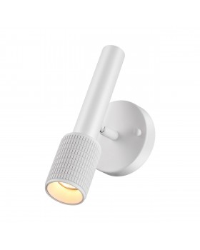 4239/1W HIGHTECH ODL21 233 белый/металл Настенный св-ник выкл на плафоне IP20 LED GU10 max 10W MEHARI-foto5