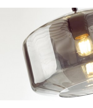 4746/1 PENDANT ODL21 345 дымчатый/черный Подвес E27 60W BINGA-foto7