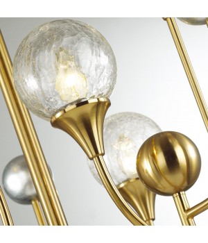 4785/4 HALL ODL21 459 золото/серебрист./металл//стекло Люстра E14 4*40W KELLI-foto5