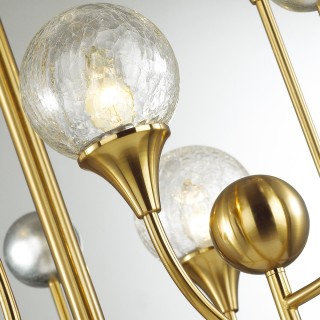 4785/4 HALL ODL21 459 золото/серебрист./металл//стекло Люстра E14 4*40W KELLI-foto5