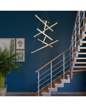 3860/96L L-VISION ODL19 141 золото Подвесной светильник LED 96W 5190Лм 3000К 220V COMETA-foto3