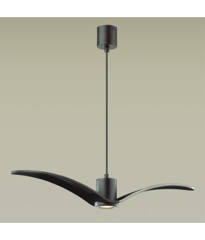 4902/1A PENDANT ODL22 289 чёрный/стекло Подвес GU10 1*5W BIRDS-foto4