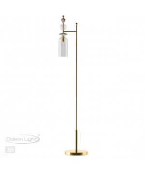 4855/1F CLASSIC ODL_EX21 65 золото/разноцветн./керамика/стекло Торшер E14 1*40W BIZET-foto5