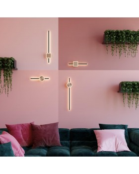 4257/18WL HIGHTECH ODL21 127 черн/ант.бронза Настен.светильник IP20 LED 18W 1148Лм 3000K STILO-foto3