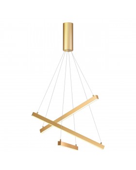 3860/39L L-VISION ODL20 141 золотистый/металл Подвесной светильник LED 3000K 39W 220V COMETA-foto4