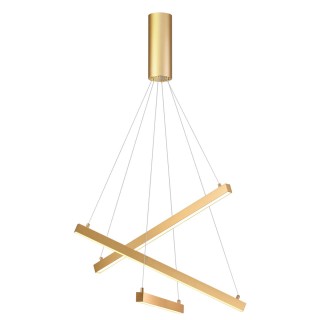 3860/39L L-VISION ODL20 141 золотистый/металл Подвесной светильник LED 3000K 39W 220V COMETA-foto4