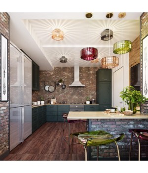 4746/1C PENDANT ODL21 345 дымчатый/черный Светильник потолочный E27 1*60W BINGA-foto3