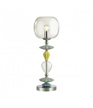 4893/1T CLASSIC ODL_EX22 71 хром/раноцветн./керамика/стекло Настольная лампа E14 1*40W 4893/1T BIZET-foto6