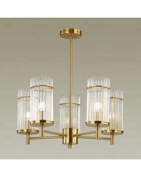 4809/5 MIDCENT ODL21 477 бронзовый/прозрачный Люстра E14 5*60W FORMIA-foto3