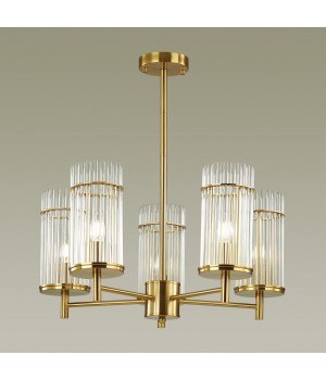 4809/5 MIDCENT ODL21 477 бронзовый/прозрачный Люстра E14 5*60W FORMIA-foto3