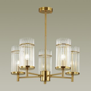 4809/5 MIDCENT ODL21 477 бронзовый/прозрачный Люстра E14 5*60W FORMIA-foto3