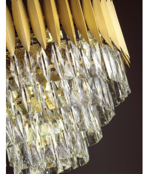 4124/15 HALL ODL19 435 золото/хрусталь Люстра E14 15*40W VALETTA-foto5
