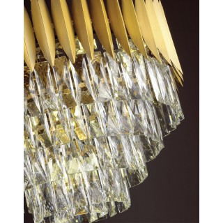 4124/15 HALL ODL19 435 золото/хрусталь Люстра E14 15*40W VALETTA-foto5