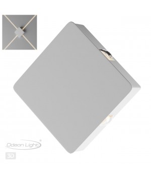 4258/8WL HIGHTECH ODL21 235 белый/металл Настенный светильник IP20 LED 8W 444Лм 3000K VISTA-foto5