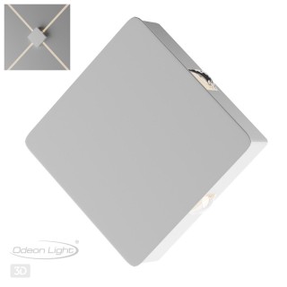 4258/8WL HIGHTECH ODL21 235 белый/металл Настенный светильник IP20 LED 8W 444Лм 3000K VISTA-foto5