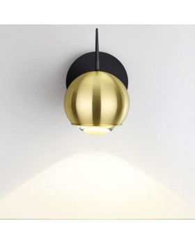 4227/6WL L-VISION ODL21 254 зол/металл Настенный светильник выкл на базе IP20 LED 6W 300Лм 3000К MIA-foto6