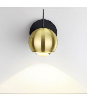 4227/6WL L-VISION ODL21 254 зол/металл Настенный светильник выкл на базе IP20 LED 6W 300Лм 3000К MIA-foto6