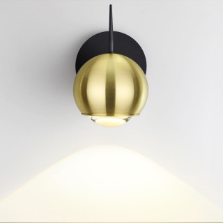 4227/6WL L-VISION ODL21 254 зол/металл Настенный светильник выкл на базе IP20 LED 6W 300Лм 3000К MIA-foto6