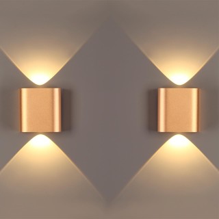 4212/2WL HIGHTECH ODL21 197 золот/металл Настен.светильник IP20 LED 2W 241Лм 3000K MAGNUM-foto3