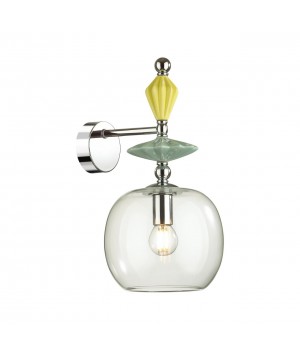 4893/1WB CLASSIC ODL_EX22 70 хром/раноцветн./керамика/стекло Бра E14 1*40W 4893/1WB BIZET-foto6