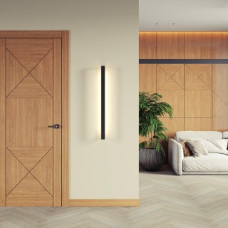 3888/24WB HIGHTECH ODL22 243 черный/металл Настенный поворотный светильник IP44 LED 24W 2430Лм 4000K ARNO-foto3