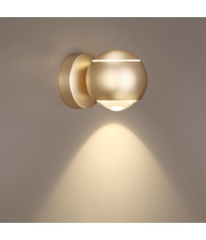 3915/9WL L-VISION ODL20 117 золот/металл Настен.св-ник с сенс управл LED 4000K 5W+3.5W 220V ELON-foto4