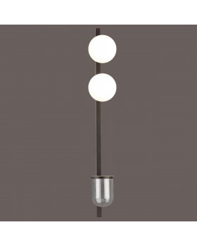 4681/2WA WALLI ODL20 529 черный/белый Настенный светильник E14 2*40W 220V FLOWER-foto4