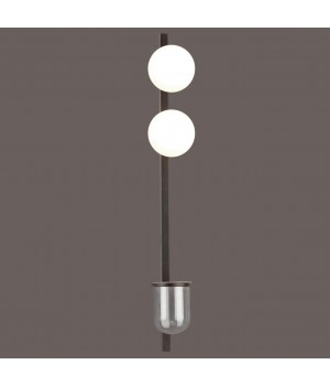 4681/2WA WALLI ODL20 529 черный/белый Настенный светильник E14 2*40W 220V FLOWER-foto4