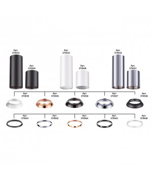 370533 KONST NT19 147 черный Накладной светильник IP20 GU10 220V UNITE-foto4