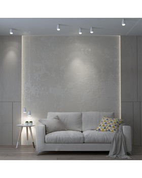 370910 OVER NT22 289 белый/хром Светильник накладной влагозащищенный IP44 GU10 9W 220V GENT-foto3