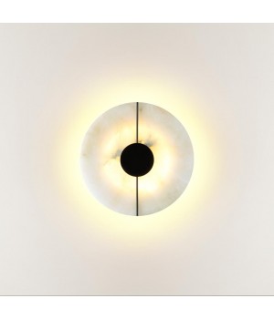 4311/12WL MIDCENT ODL22 175 светлый мрамор/черный металл Настенный светильник IP20 LED 10W 277Лм 3000K NAXOS-foto4