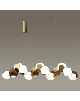 4305/74L HIGHTECH ODL22 165 золото Подвесной светильник LED 83W 4440Лм IP20 BINGO-foto3