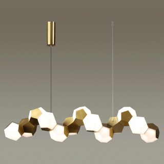 4305/74L HIGHTECH ODL22 165 золото Подвесной светильник LED 83W 4440Лм IP20 BINGO-foto3