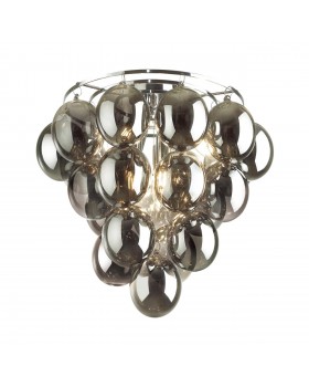 4797/6C MODERN ODL21 345 дымчатый/хром Люстра потолочная E14 6*40W GRAPE-foto3