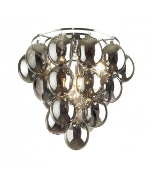 4797/6C MODERN ODL21 345 дымчатый/хром Люстра потолочная E14 6*40W GRAPE-foto3